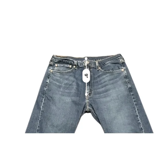 Levi's Men's 505 Medium Wash Jeans W36 L32 Faded Distressed - Picture 3 of 7